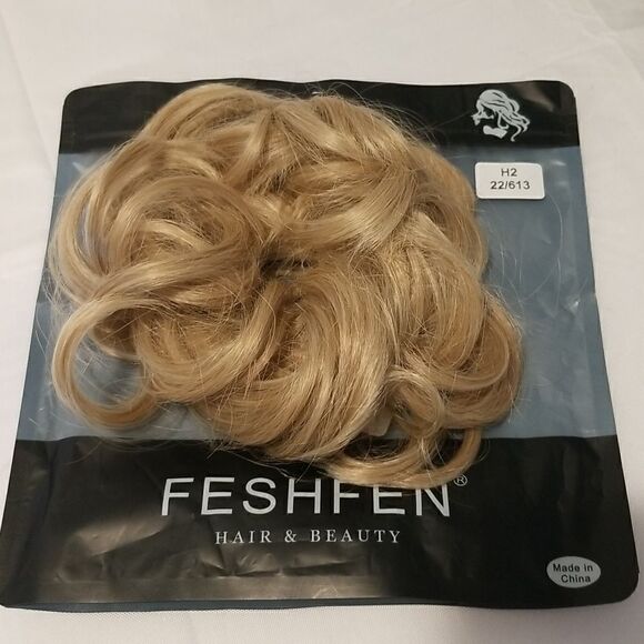 Hair Bun Extensions Messy Curly Hair Scrunchies new - Picture 5 of 8